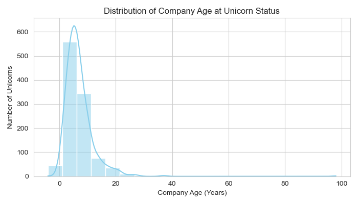 Company Age Histogram
